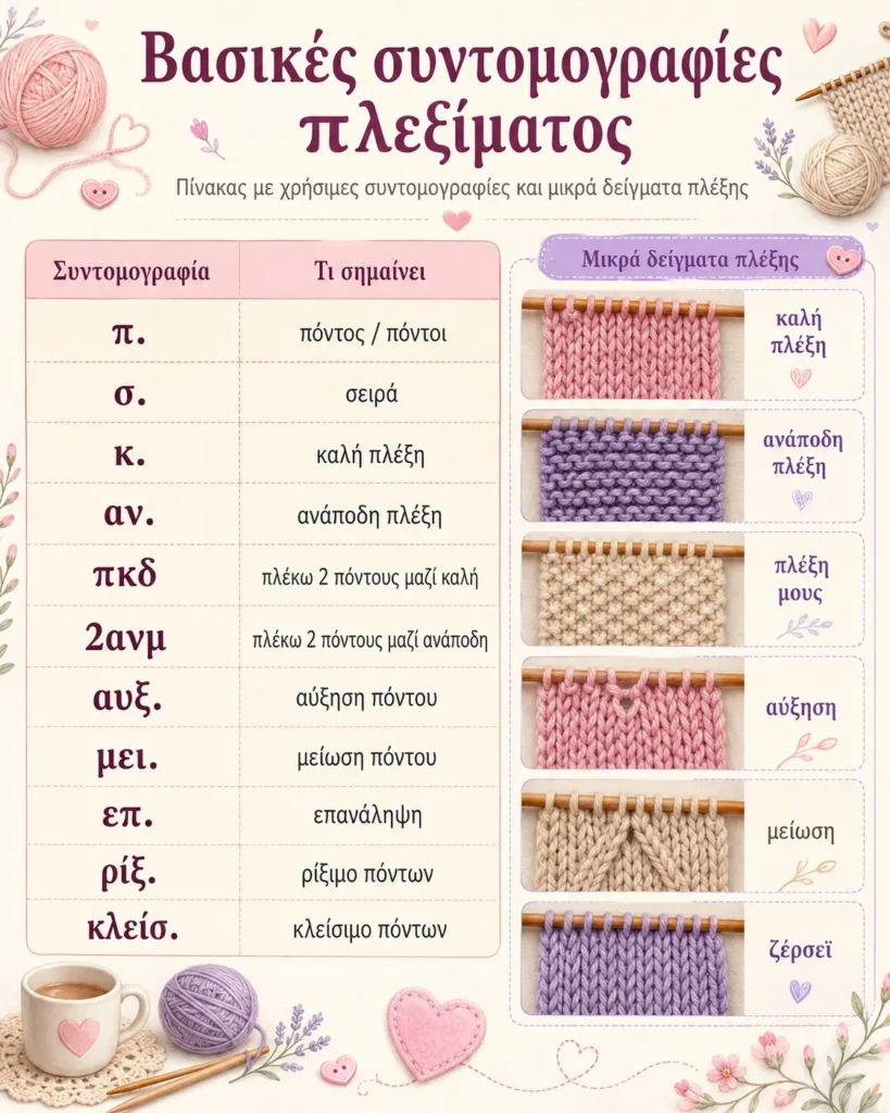 βασικες συντομογραφιες